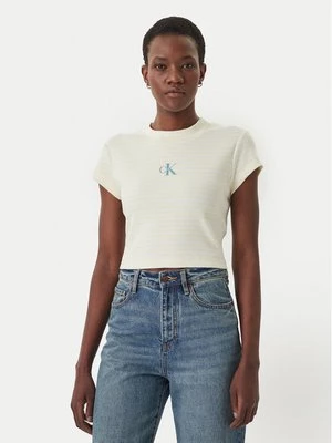 Obrázek produktu Calvin Klein Jeans T-Shirt LV047F833G Žlutá Slim Fit