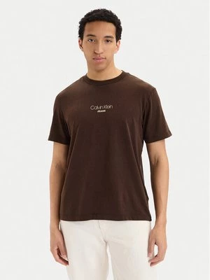 Obrázek produktu Calvin Klein Jeans T-Shirt LV04RB824G Tmavě hnědá Regular Fit