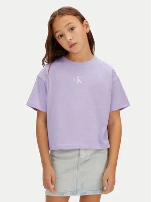 Obrázek produktu Calvin Klein Jeans T-Shirt LVCKSJA16G Fialová Boxy Fit