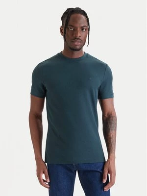 Obrázek produktu Calvin Klein Jeans T-Shirt Micro Waffle LV04RF206G Zelená Slim Fit
