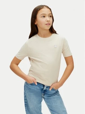 Obrázek produktu Calvin Klein Jeans T-Shirt Mono Mini Badge LV1CKSJA30 Béžová Regular Fit