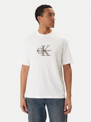 Obrázek produktu Calvin Klein Jeans T-Shirt Monologo Graphic LV04RE815G Bílá Regular Fit