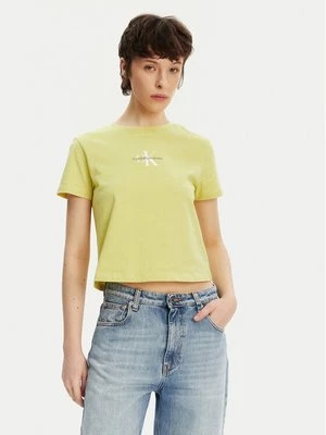 Obrázek produktu Calvin Klein Jeans T-Shirt Monologo J20J223113 Žlutá Slim Fit
