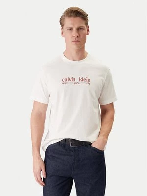 Obrázek produktu Calvin Klein Jeans T-Shirt NYC Graphic LV14RE831G Bílá Regular Fit
