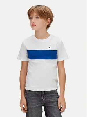 Obrázek produktu Calvin Klein Jeans T-Shirt Panel Colorblock IB0IB02609 Bílá Regular Fit