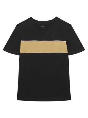 Obrázek produktu Calvin Klein Jeans T-Shirt Panel Colorblock IB0IB02609 Černá Regular Fit