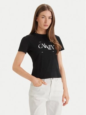 Obrázek produktu Calvin Klein Jeans T-Shirt Seasonal LV047F808G Černá Slim Fit