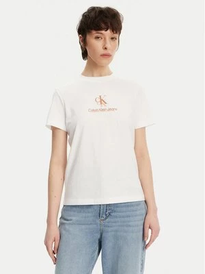 Obrázek produktu Calvin Klein Jeans T-Shirt Shadow Graphic J20J225545 Bílá Regular Fit