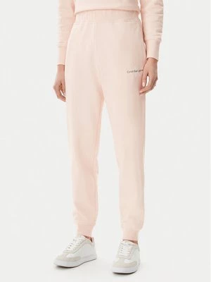 Obrázek produktu Calvin Klein Jeans Teplákové kalhoty Monologo J20J225354 Růžová Slim Fit