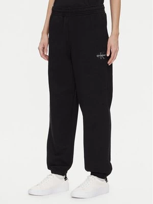 Obrázek produktu Calvin Klein Jeans Teplákové kalhoty Monologo LV047B235G Černá Regular Fit