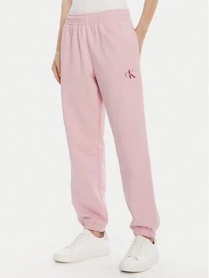 Obrázek produktu Calvin Klein Jeans Teplákové kalhoty Moologo LV047B235G Růžová Regular Fit