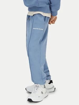 Obrázek produktu Calvin Klein Jeans Teplákové kalhoty Pintuck IB0IB02605 Modrá Relaxed Fit
