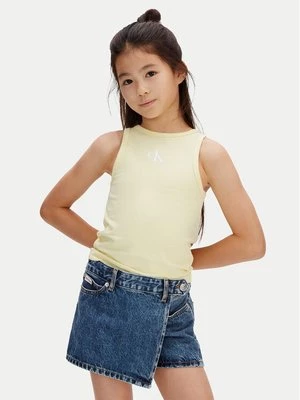 Obrázek produktu Calvin Klein Jeans Top LVCKSJB10G Žlutá Slim Fit