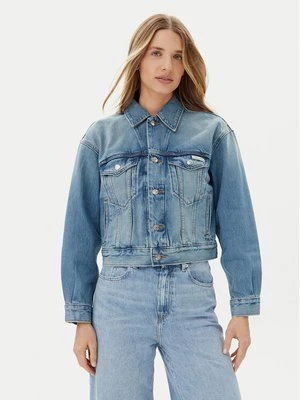 Obrázek produktu Calvin Klein Jeansová bunda LV047B075G Modrá Regular Fit