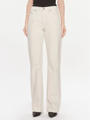 Obrázek produktu Calvin Klein Jeansy Mid Rise Relax Bootcut Ecru K20K206308 Bílá Slim Fit