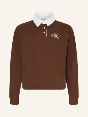 Obrázek produktu Calvin Klein Jerseyové Polo Tričko hnědá