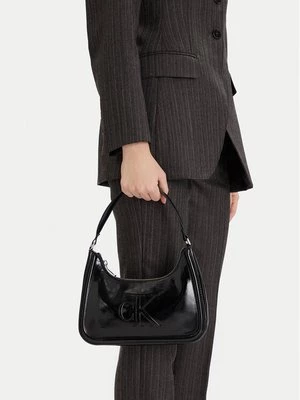 Obrázek produktu Calvin Klein Kabelka Bold Ck Metallic Shoulder Bag LV04F3332G Černá