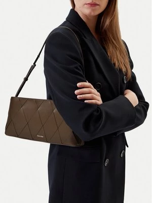 Obrázek produktu Calvin Klein Kabelka Ck Woven Elongated Shoulder Bag K60K612992 Hnědá