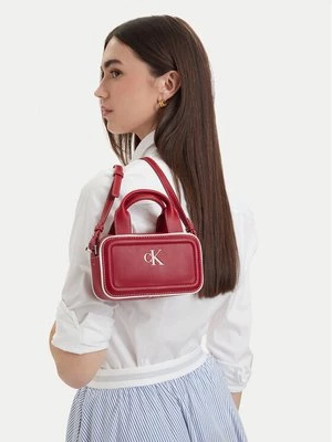 Obrázek produktu Calvin Klein Kabelka Contrast Ck Mini Bauletto Bag LV04F1257G Bordó