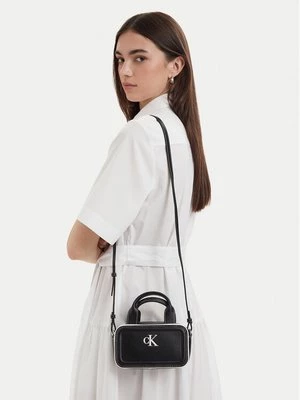 Obrázek produktu Calvin Klein Kabelka Contrast Ck Mini Bauletto Bag LV04F1257G Černá