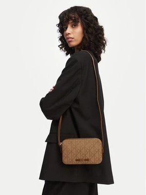Obrázek produktu Calvin Klein Kabelka Emblem Aop Jacquard Camera Bag LV04F3533G Hnědá