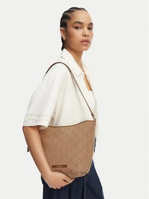 Obrázek produktu Calvin Klein Kabelka Emblem Aop Jacquard Camera Bag LV04F3535G Hnědá