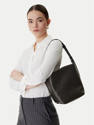 Obrázek produktu Calvin Klein Kabelka Emblem Aop Medium Bucket LV04F3365G Černá
