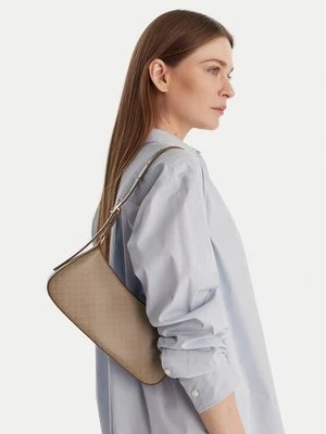 Obrázek produktu Calvin Klein Kabelka Emblem Aop Small Shoulder Bag LV04F3324G Béžová