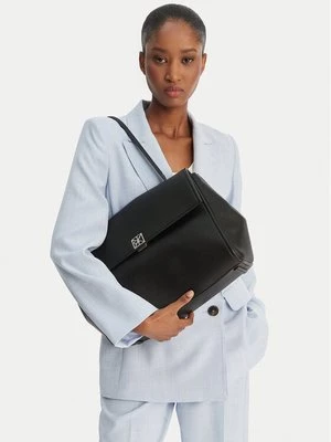 Obrázek produktu Calvin Klein Kabelka Emblem Hw Pebble Satchel LV04F3494G Černá