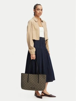 Obrázek produktu Calvin Klein Kabelka Emblem Trio Pebble Shoulder Bag LV04F3750G Hnědá