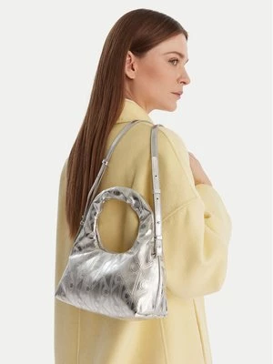 Obrázek produktu Calvin Klein Kabelka Puffy Aop Mini Bag With Strap LV04F3444G Stříbrná