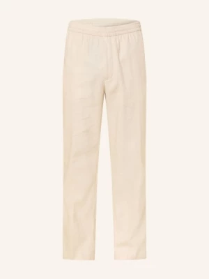 Obrázek produktu Calvin Klein Kalhoty Ve Stylu Joggingových Kalhot Straight Fit S Lnem světle hnědá