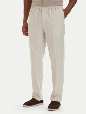 Obrázek produktu Calvin Klein Kalhoty z materiálu LV04LF619G Světle béžová Straight Fit