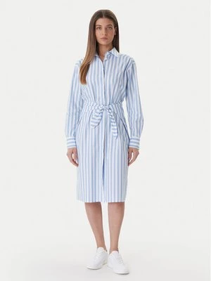 Obrázek produktu Calvin Klein Košilové šaty Yarndye LV044F032G Modrá Regular Fit