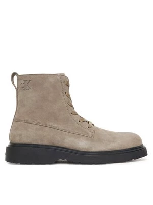 Obrázek produktu Calvin Klein Kotníková obuv Combat Ess Lace Up Zip Boot Su YM0YM01371 Šedá
