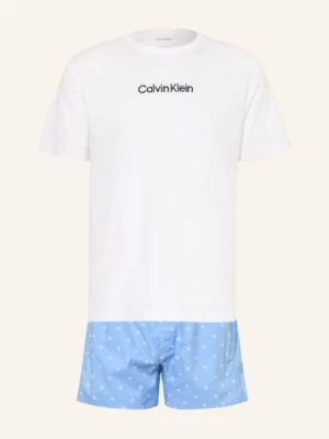 Obrázek produktu Calvin Klein Krátké Pyžamo bílá / modrá
