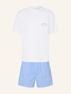 Obrázek produktu Calvin Klein Krátké Pyžamo bílá / tmavě modrá