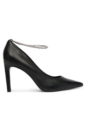 Obrázek produktu Calvin Klein Lodičky Ess Stiletto Hdw Chain Lth 90 HW0HW02718 Černá