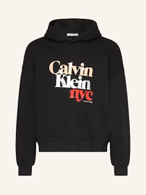 Obrázek produktu Calvin Klein Mikina S Kapucí černá / červená / stříbrná
