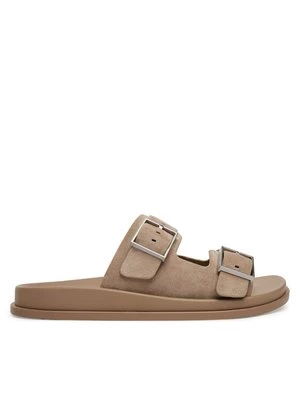 Obrázek produktu Calvin Klein Nazouváky City Sandal Buckle Suede HW0HW03130 Béžová
