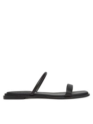 Obrázek produktu Calvin Klein Nazouváky Flat Sandal Squared 2-Bar Lth HW0HW02532 Černá