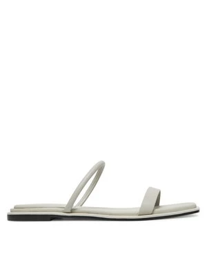 Obrázek produktu Calvin Klein Nazouváky Flat Sandal Squared 2-Bar Lth HW0HW02532 Écru Krémová