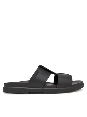 Obrázek produktu Calvin Klein Nazouváky Lug Sandal Double T Lth HM0HM01734 Černá
