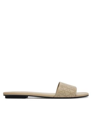 Obrázek produktu Calvin Klein Nazouváky Org Flat Sndl One Bar Lth Aop HW0HW02857 Béžová