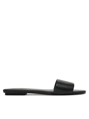 Obrázek produktu Calvin Klein Nazouváky Org Flat Sndl One Bar Lth Aop HW0HW02857 Černá