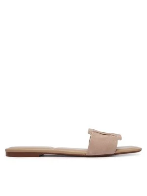 Obrázek produktu Calvin Klein Nazouváky Square Flat Sndl Embl Suede HW0HW03055 Béžová