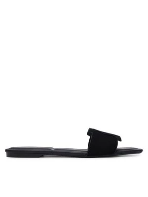 Obrázek produktu Calvin Klein Nazouváky Square Flat Sndl Embl Suede HW0HW03055 Černá