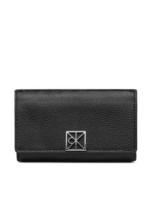 Obrázek produktu Calvin Klein Peněženka Emblem Hw Pebble Snap Cardholder LV04F1127G Černá