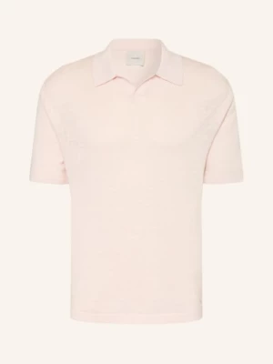 Obrázek produktu Calvin Klein Pletené Polo Tričko S Lnem světle růžová