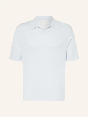 Obrázek produktu Calvin Klein Pletené Polo Tričko S Lnem tmavě modrá
